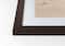 Crosses On Hill Sketch 6 16" x 20" Walnut Framed Print Under Plexiglass